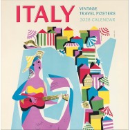 Italy Vintage Travel Posters 2026 Wall Calender